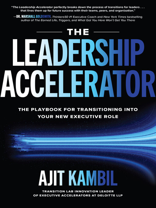 Title details for The Leadership Accelerator by Ajit Kambil - Available